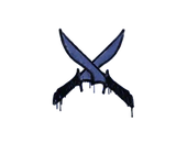 Sealed Graffiti | X-Knives (SWAT Blue) image