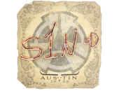 Sticker | s1n | Austin 2025 image