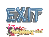 Sticker | exit | Shanghai 2024 image