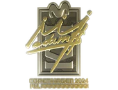 Sticker | adamS (Gold) | Copenhagen 2024 image