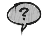 Sealed Graffiti | Question Mark (Shark White) image