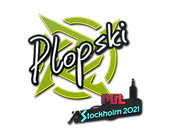 Sticker | Plopski | Stockholm 2021 image