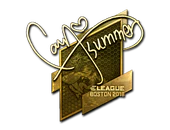 Sticker | Summer (Gold) | Boston 2018 image