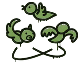 Sealed Graffiti | Dizzy (Battle Green) image