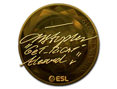 Sticker | GeT_RiGhT (Gold) | Katowice 2019 image