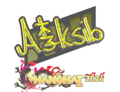 Sticker | Aleksib (Glitter) | Shanghai 2024 image