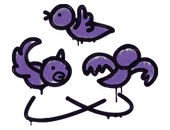 Sealed Graffiti | Dizzy (Monster Purple) image
