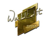 Sticker | WorldEdit (Gold) | Boston 2018 image