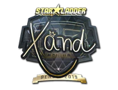 Sticker | xand (Gold) | Berlin 2019 image
