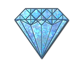 Sticker | Blue Gem (Glitter) image