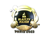 Sticker | BLAST.tv (Gold) | Paris 2023 image
