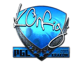 Sticker | k0nfig (Foil) | Krakow 2017 image
