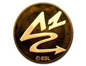 Sticker | ANGE1 (Gold) | Katowice 2019 image