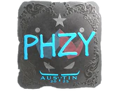 Sticker | phzy (Foil) | Austin 2025 image
