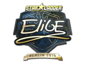Sticker | EliGE (Gold) | Berlin 2019 image
