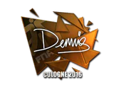 Sticker | dennis (Foil) | Cologne 2016 image