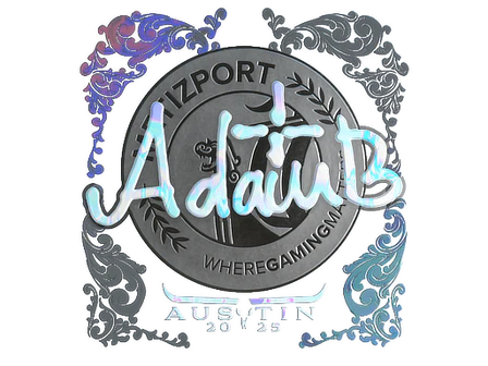 Sticker | adamb (Holo) | Austin 2025 image