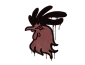 Sealed Graffiti | Cocky (Brick Red) image