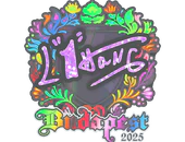 Sticker | L1haNg (Holo) | Budapest 2025 image