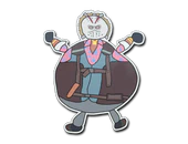 Sticker | Poorly Drawn Bloody Darryl image