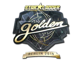 Sticker | Golden (Gold) | Berlin 2019 image
