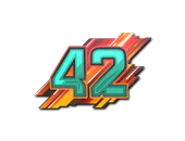 Sticker | Forty Two image