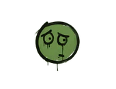 Sealed Graffiti | Worry (Battle Green) image