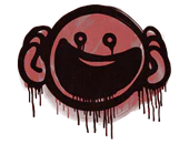 Sealed Graffiti | OMG (Blood Red) image