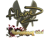 Sticker | FlameZ (Gold) | Shanghai 2024 image