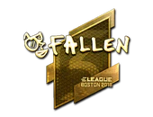 Sticker | FalleN (Gold) | Boston 2018 image