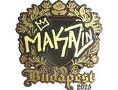 Sticker | Maka (Gold) | Budapest 2025 image