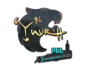Sticker | yuurih (Holo) | Stockholm 2021 image