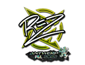 Sticker | REZ (Glitter) | Antwerp 2022 image