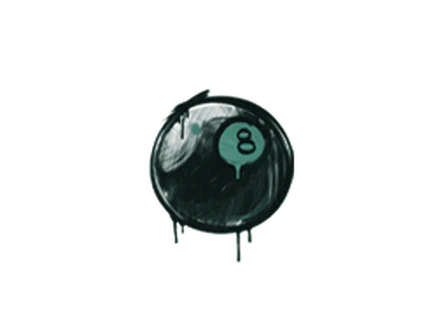 Sealed Graffiti | 8-Ball (Frog Green) image