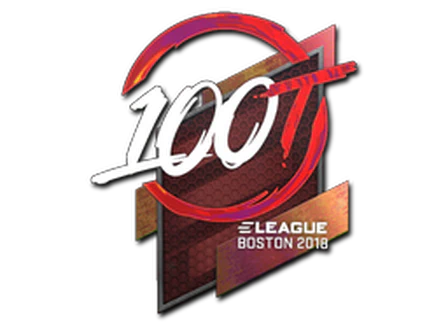 Sticker | 100 Thieves (Holo) | Boston 2018 image
