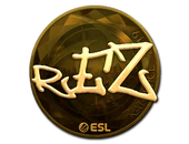 Sticker | REZ (Gold) | Katowice 2019 image