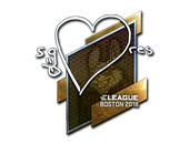 Sticker | seang@res (Foil) | Boston 2018 image
