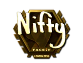 Sticker | Nifty (Gold) | London 2018 image