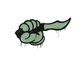 Sealed Graffiti | Backstab (Cash Green) image