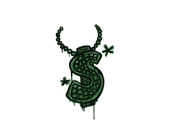 Sealed Graffiti | Bling (Jungle Green) image