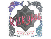 Sticker | riskyb0b (Holo) | Austin 2025 image