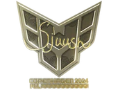 Sticker | sjuush (Gold) | Copenhagen 2024 image