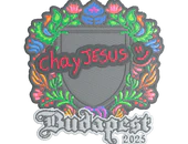 Sticker | chayJESUS (Embroidered) | Budapest 2025 image