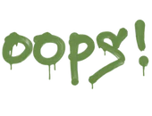 Sealed Graffiti | Oops (Battle Green) image