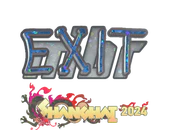 Sticker | exit (Glitter) | Shanghai 2024 image