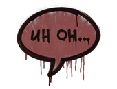Sealed Graffiti | Uh Oh (Brick Red) image