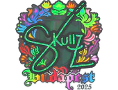 Sticker | skullz (Holo) | Budapest 2025 image