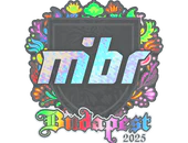 Sticker | MIBR (Holo) | Budapest 2025 image