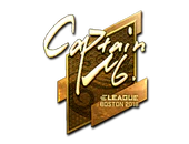 Sticker | captainMo (Gold) | Boston 2018 image