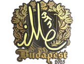 Sticker | iM (Gold) | Budapest 2025 image